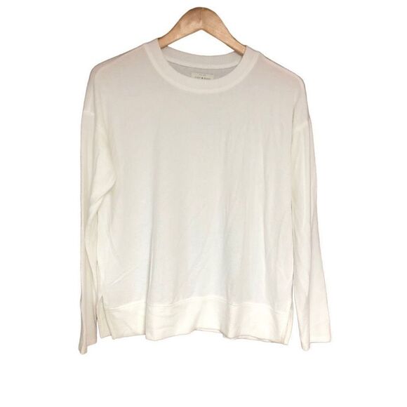 LUCKY Brand Super Soft Size Small (S) White Sweater - Picture 1 of 5